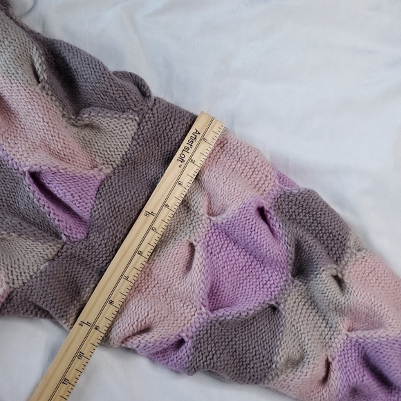 Heavyweight Vintage Wool Oversized Chunky Knit Pastel Sweater - Picture 13 of 16